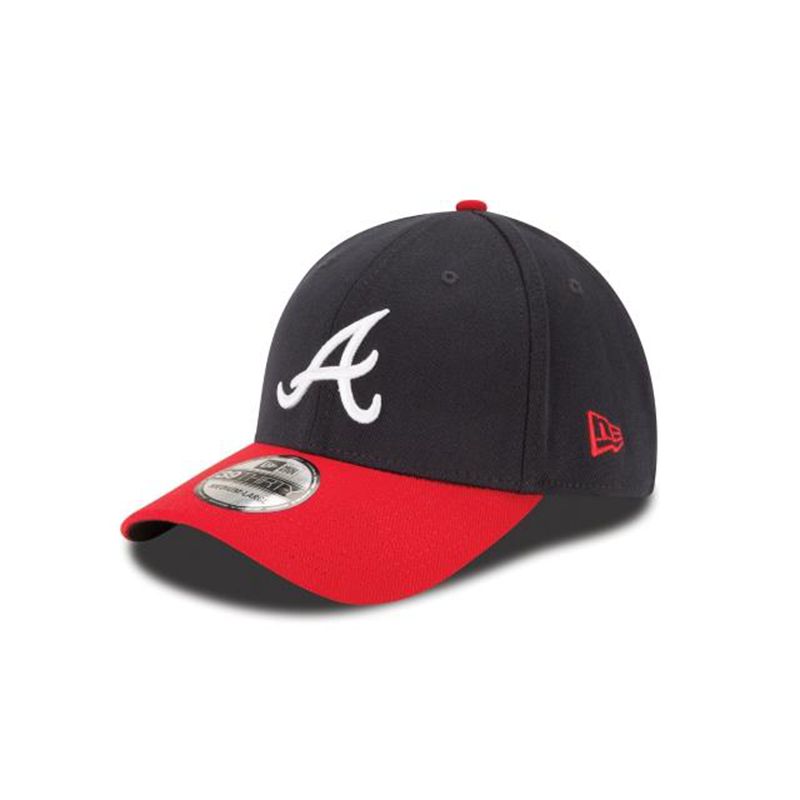 MLB Atlanta Braves Team Classic 39Thirty Stretch Fit (CXS6940) - Blue New Era Caps